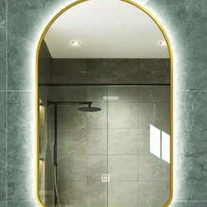 Καθρέφτης KAMARA LED Gold Frame